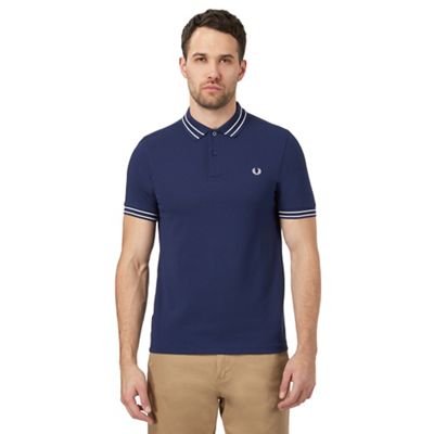 Fred Perry Navy tipped polo shirt
